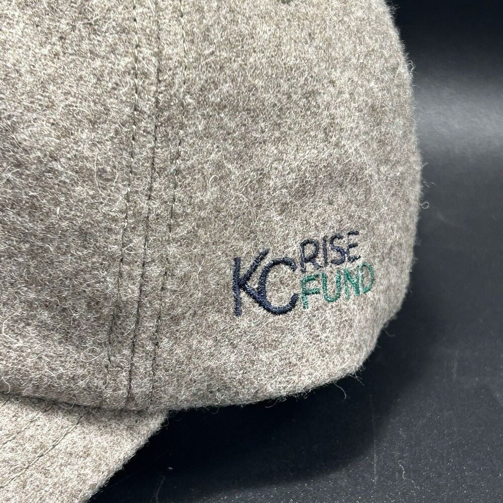 Kansas City Rise Fund Wool Hat Men's Adjustable Brown Sandlot KC - Picture 2 of 8
